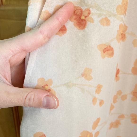 Women’s Paper Crown long floral formal dress with adjustable lining/slip - Picture 8 of 8